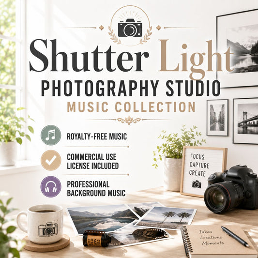 Shutter Light - Photography Studio Music Collection | Royalty-Free | Commercial License Included