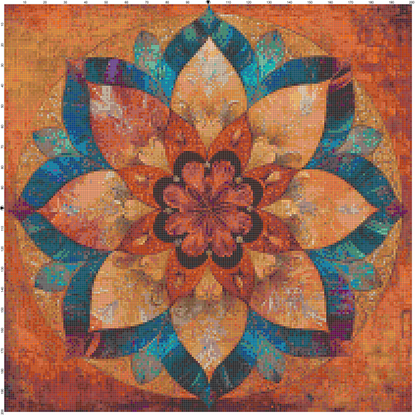 Color Vortex: Mandala Cross Stitch Patterns - Book 3