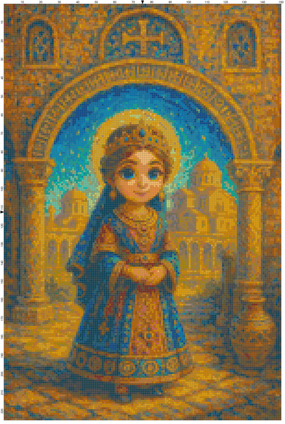 Little Princesses Around the World: Cross Stitch Patterns - Book 9