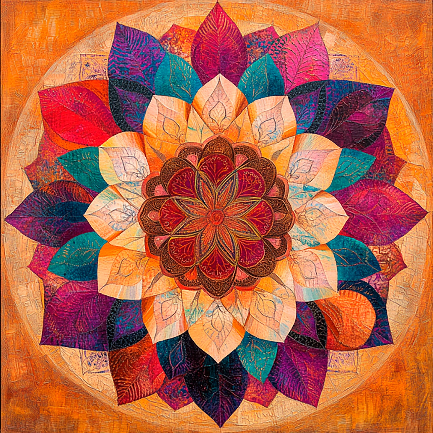 Color Vortex mandalas for meditation and relaxation — colorful printable mandala patterns in digital PDF format