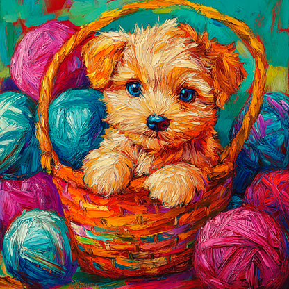 Diamond Painting Magic Puppies - Book 1