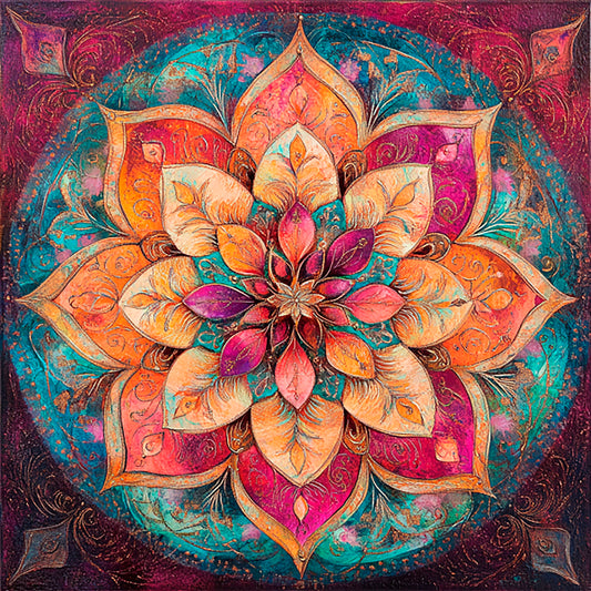 Color Vortex mandalas for meditation and relaxation — colorful printable mandala patterns in digital PDF format