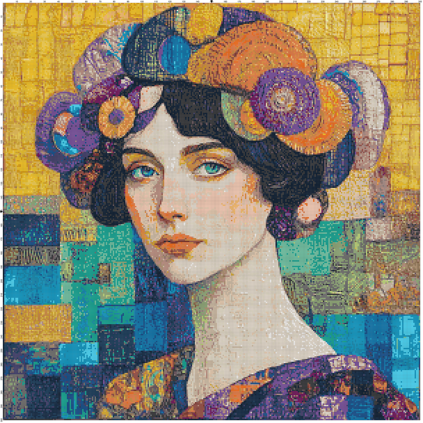 Color Ecstasy: Portrait Cross Stitch Patterns - Book 2