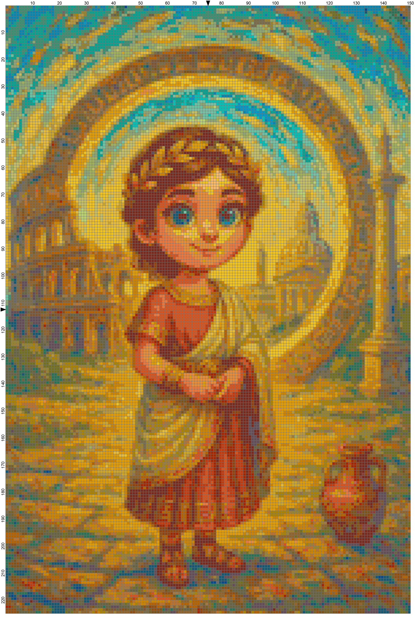 Little Princesses Around the World: Cross Stitch Patterns - Book 6