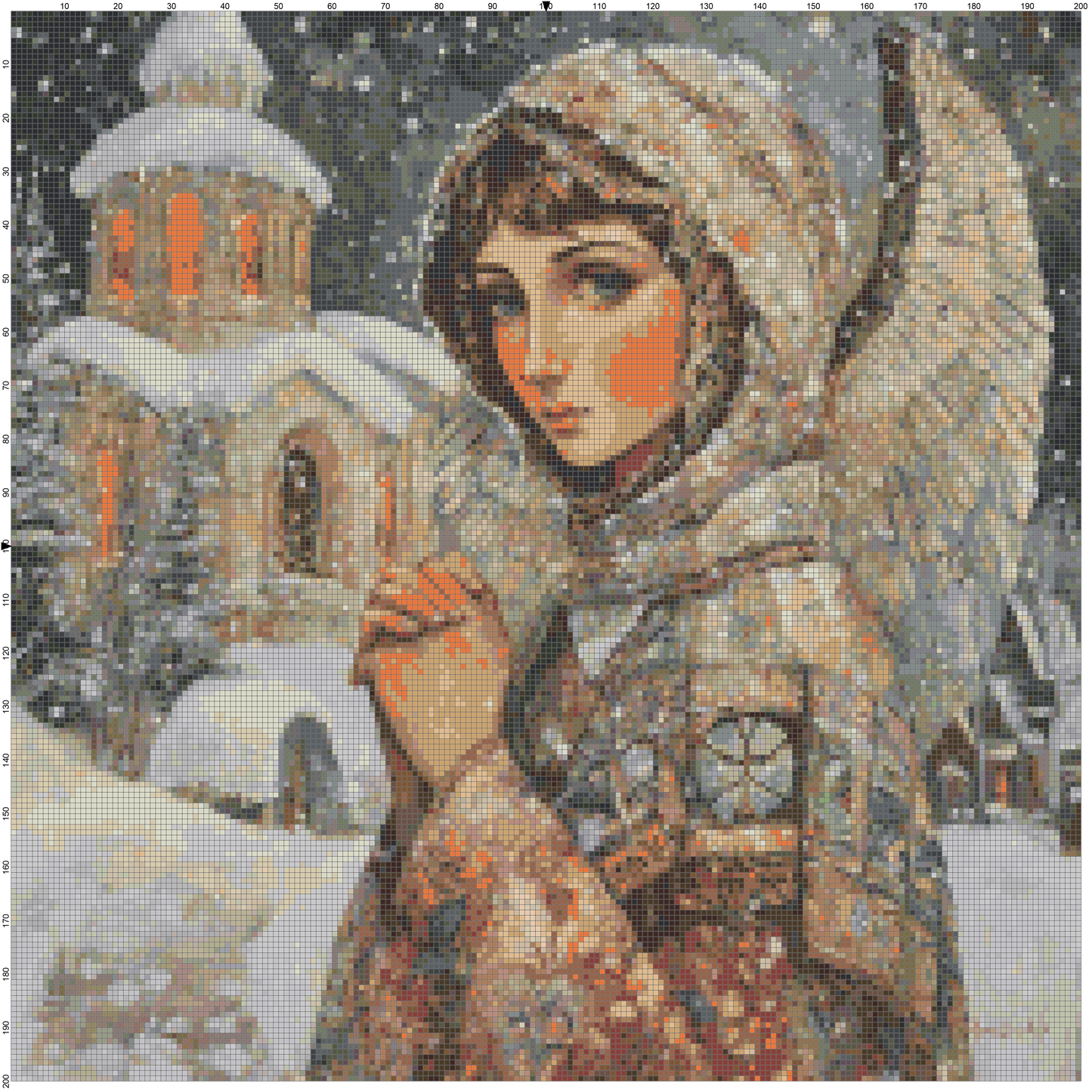 Angels: Christmas Cross Stitch Patterns - Book 6
