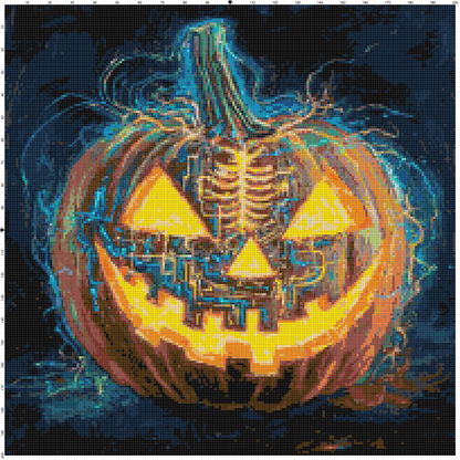 Magic Halloween: Cross Stitch Patterns - Book 6