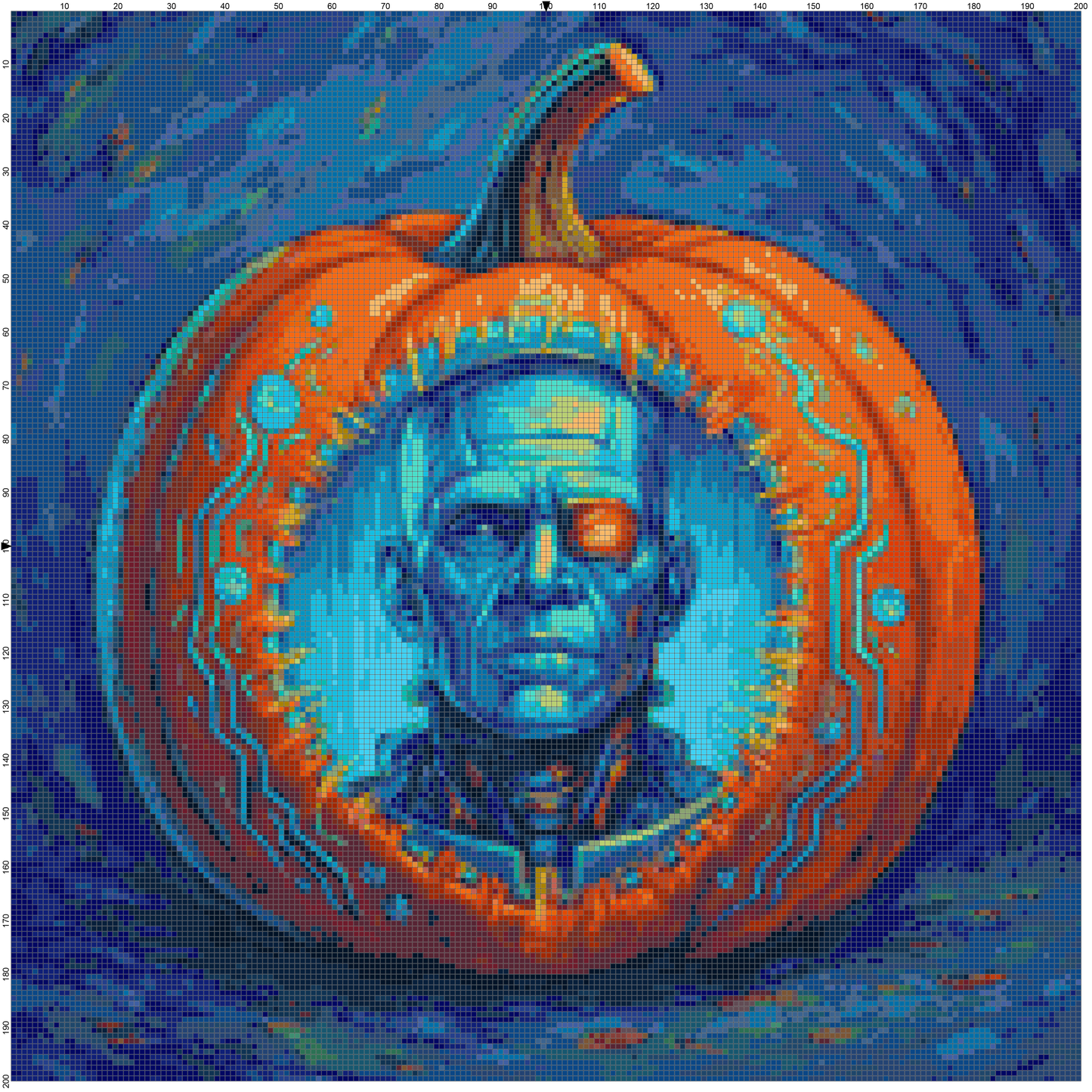 Magic Halloween: Cross Stitch Patterns - Book 20