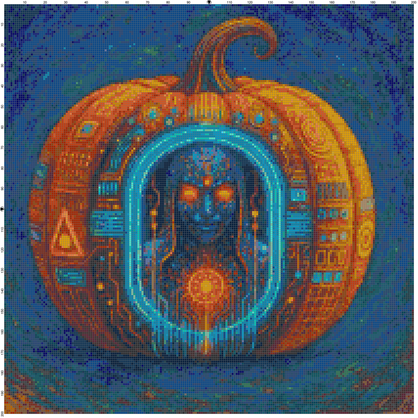 Magic Halloween: Cross Stitch Patterns - Book 22