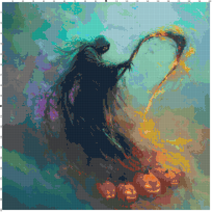 Magic Halloween: Cross Stitch Patterns - Book 12