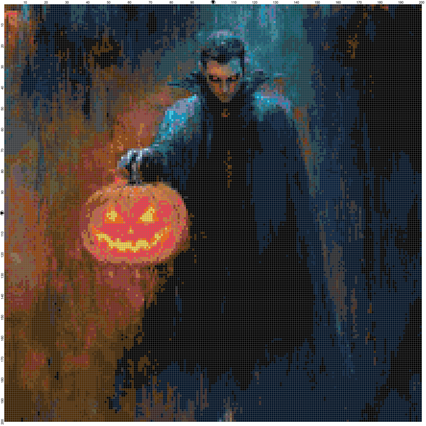 Magic Halloween: Cross Stitch Patterns - Book 4