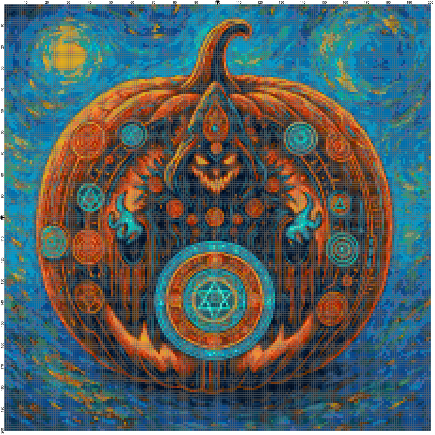 Magic Halloween: Cross Stitch Patterns - Book 25