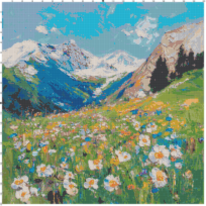 Post-Impressionist Landscapes: Cross Stitch Patterns - Book 14