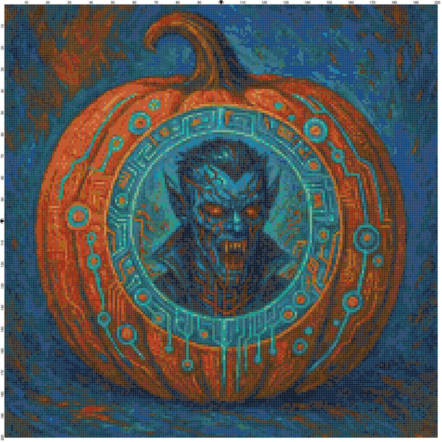 Magic Halloween: Cross Stitch Patterns - Book 27