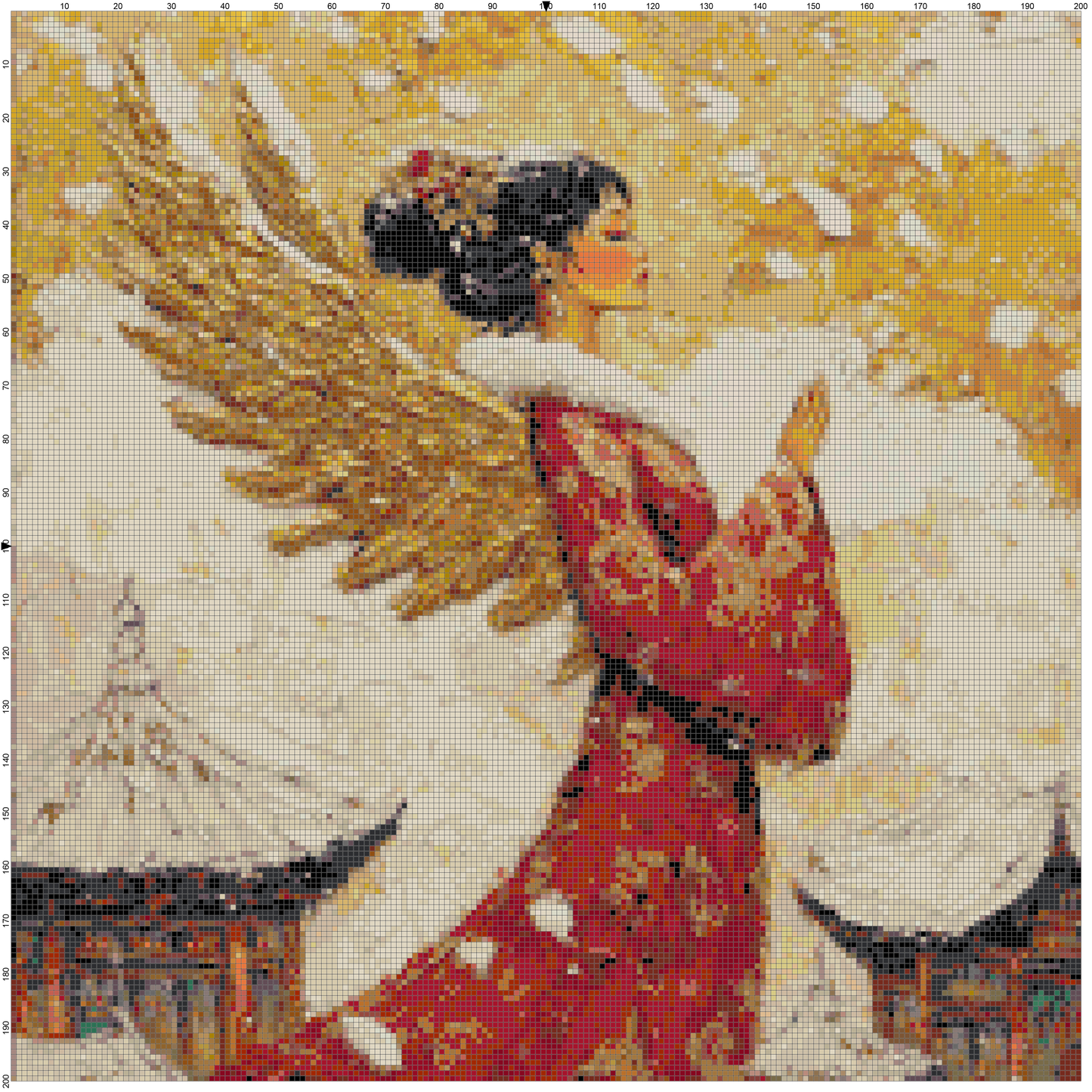 Angels: Christmas Cross Stitch Patterns - Book 10