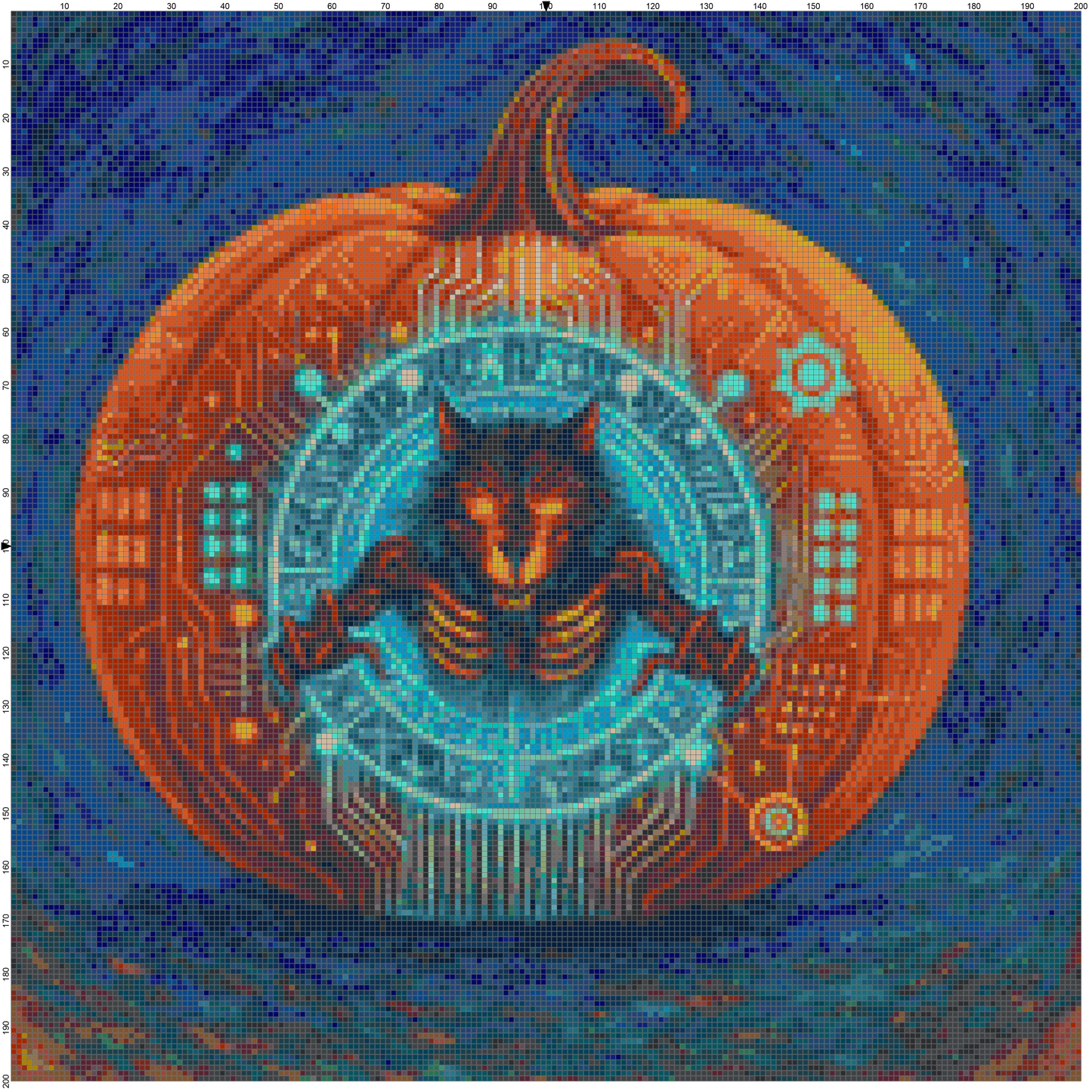 Magic Halloween: Cross Stitch Patterns - Book 23