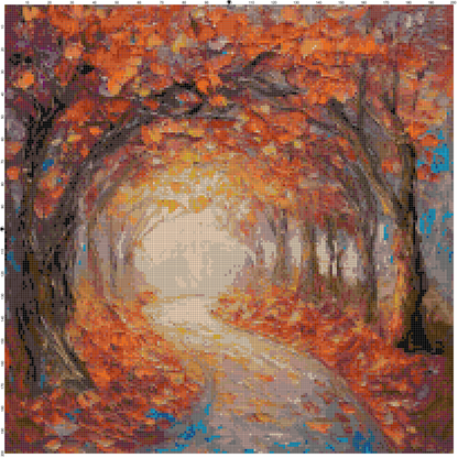 Post-Impressionist Landscapes: Cross Stitch Patterns - Book 9