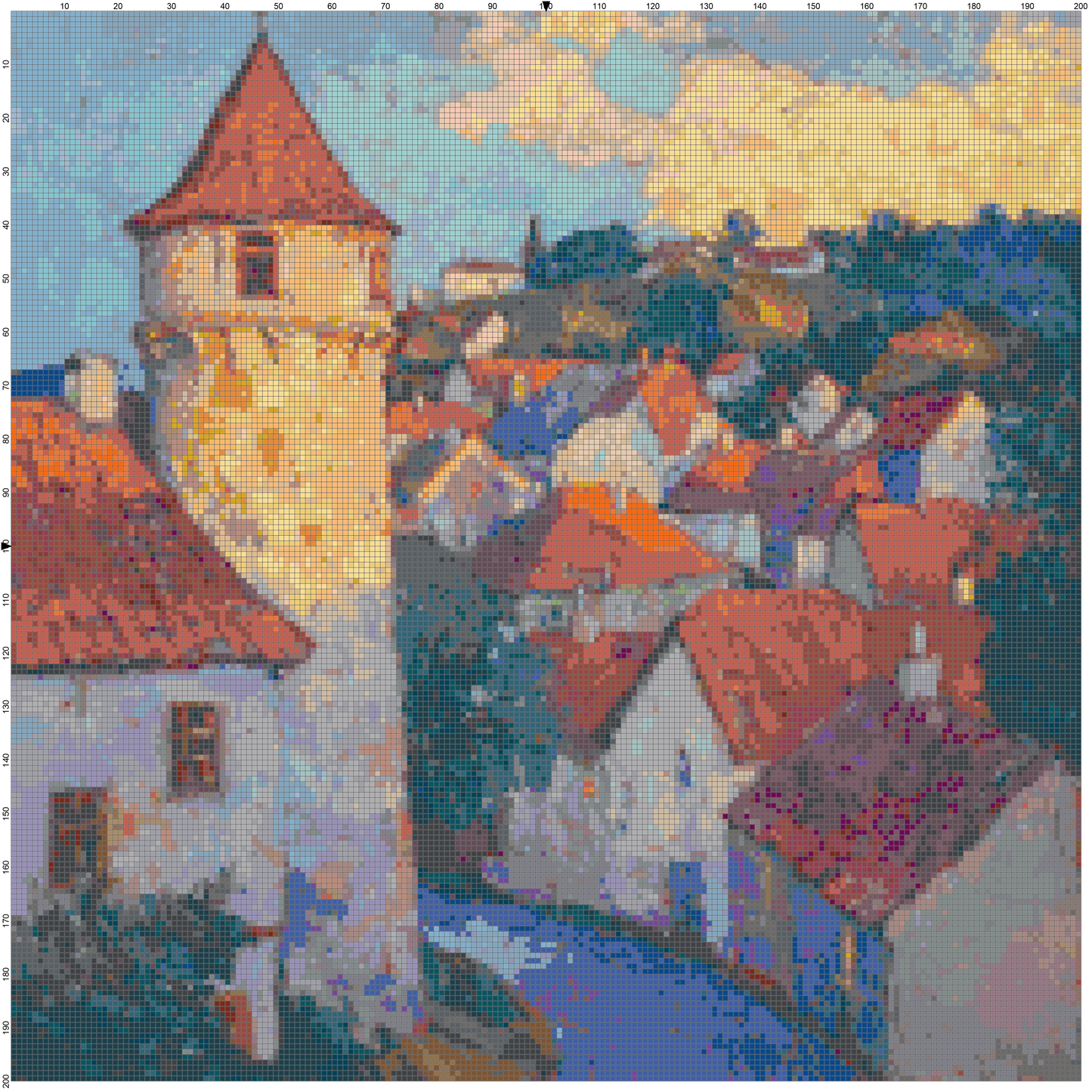 Romantic Architecture Collection: Cross Stitch Patterns - Book 22