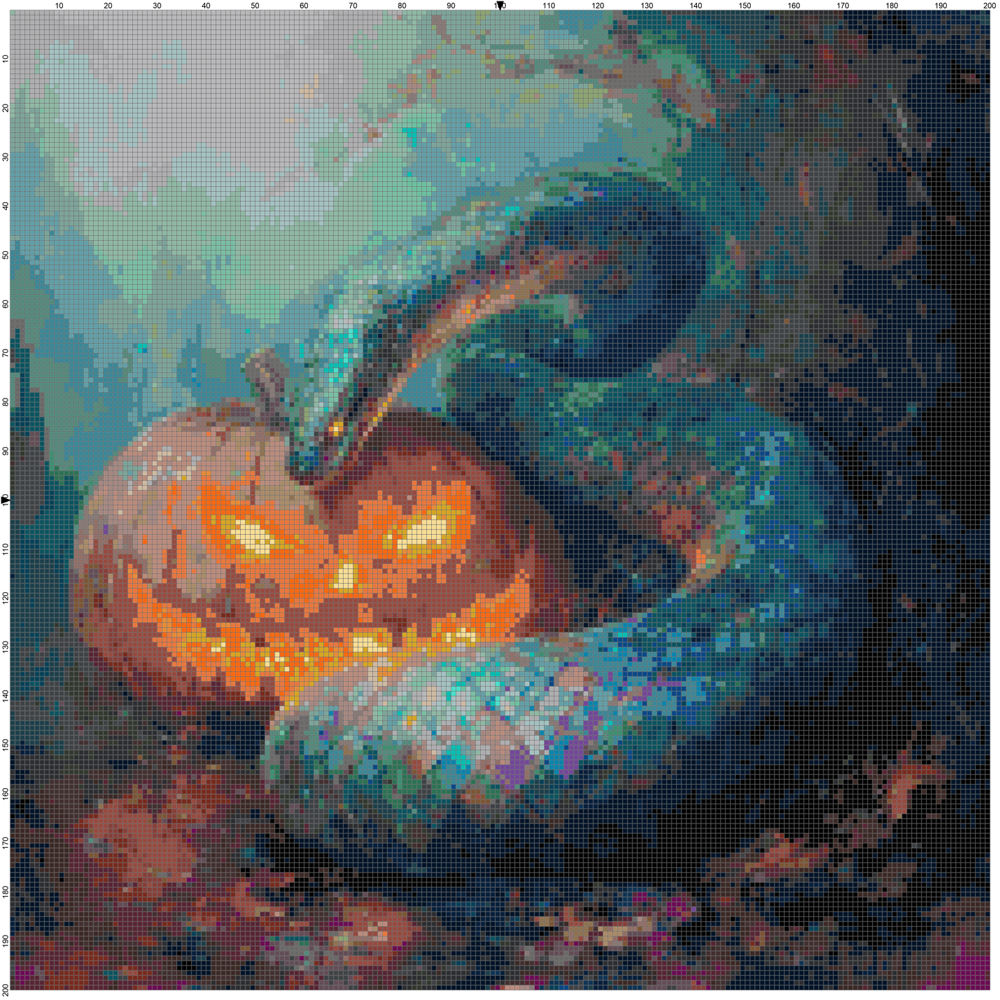 Magic Halloween: Cross Stitch Patterns - Book 7