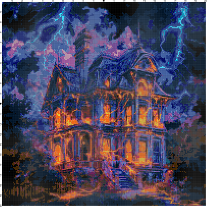 Magic Halloween: Cross Stitch Printable Patterns