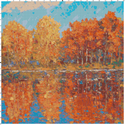 Post-Impressionist Landscapes: Cross Stitch Patterns - Book 15