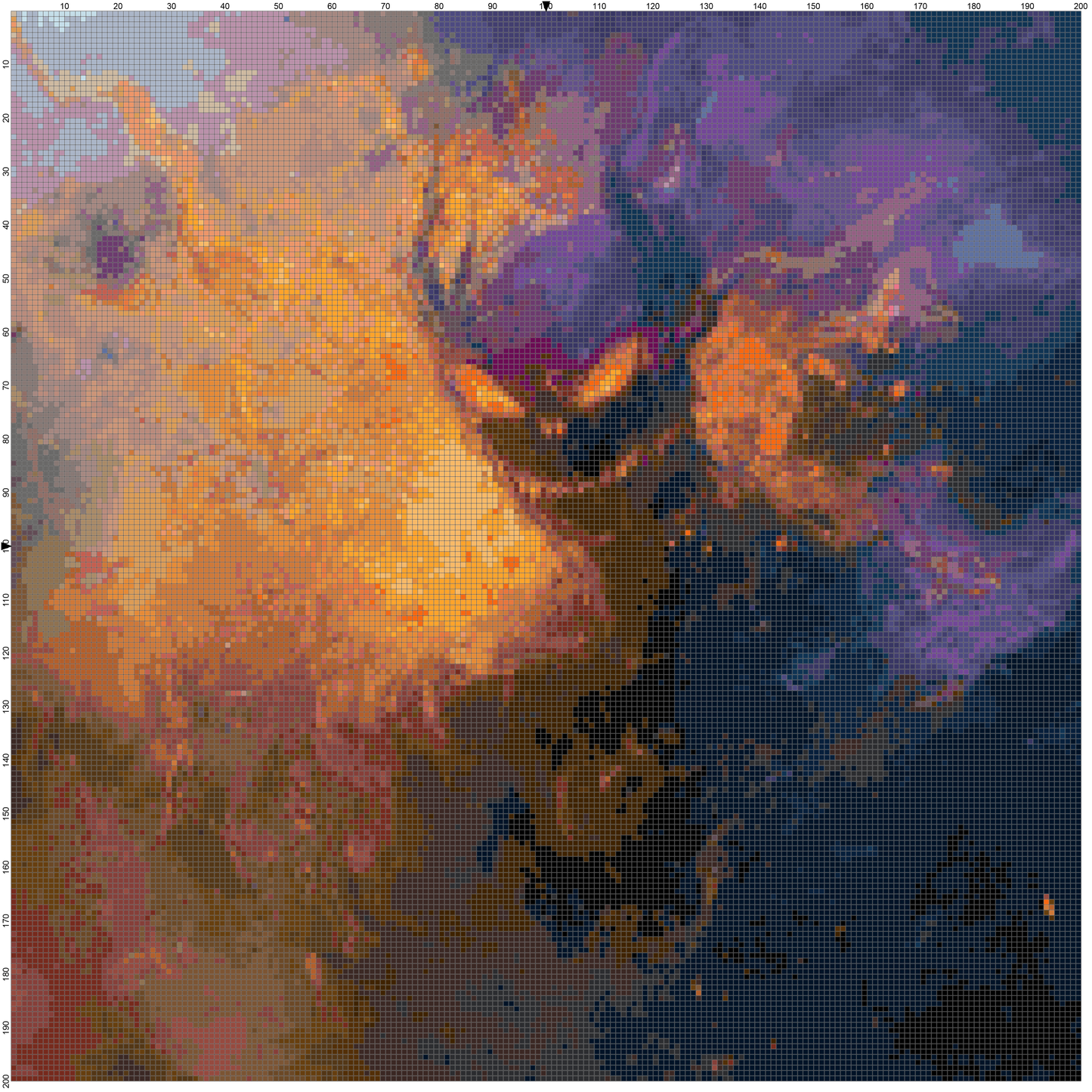 Magic Halloween: Cross Stitch Printable Patterns