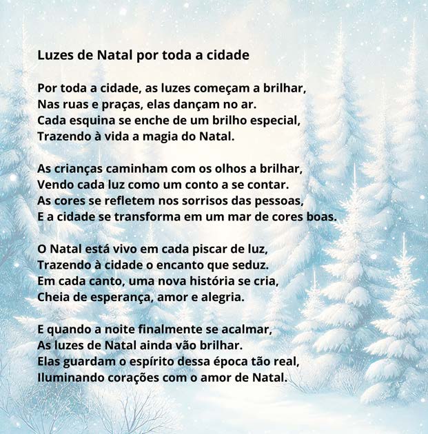 Winter Magic: Christmas & New Year Poetry Collection - Portuguese edition