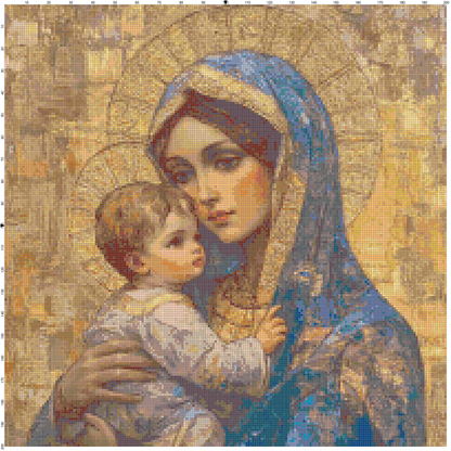 Graceful Light: Virgin Mary Cross Stitch Patterns - Book 1