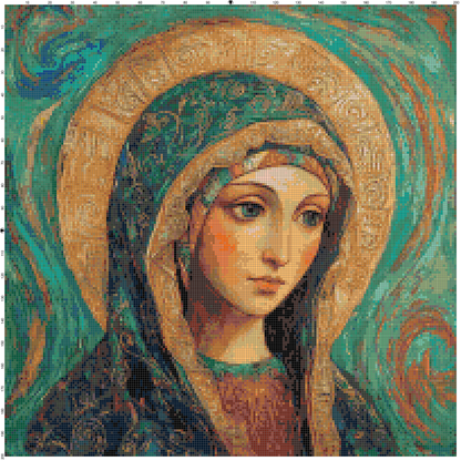 Graceful Light: Virgin Mary Cross Stitch Patterns - Book 2