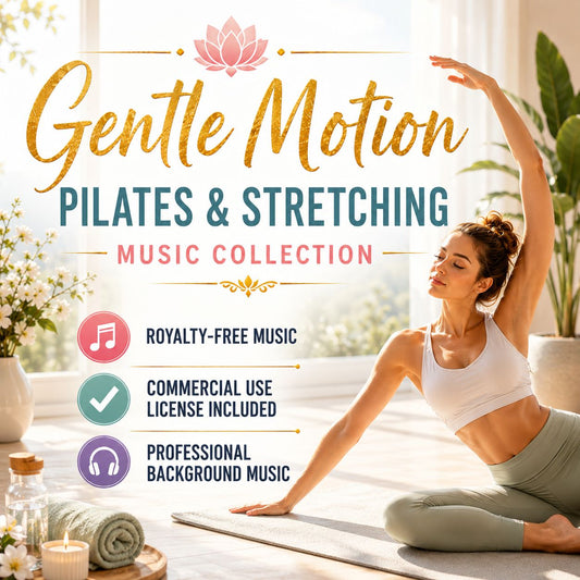 Gentle Motion - Pilates & Stretching Music Collection | Royalty-Free | Commercial License Included