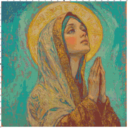 Graceful Light: Virgin Mary Cross Stitch Patterns - Book 2