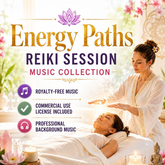 Energy Paths - Reiki Session Music Collection | Royalty-Free | Commercial License Included