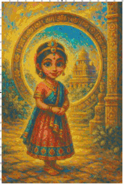 Little Princesses Around the World: Cross Stitch Patterns - Book 6