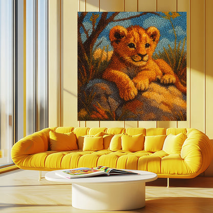 Latch Hook Safari Baby Animals - Book 2