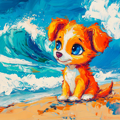 Diamond Painting Magic Puppies - Book 1