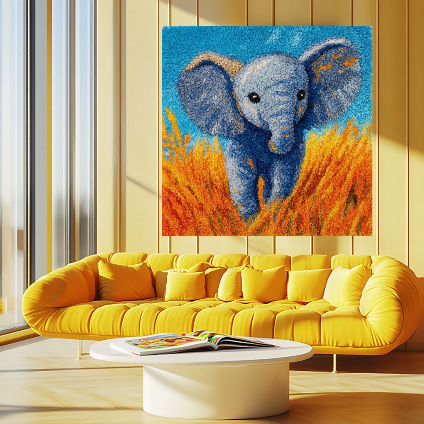 Latch Hook Safari Baby Animals - Book 2