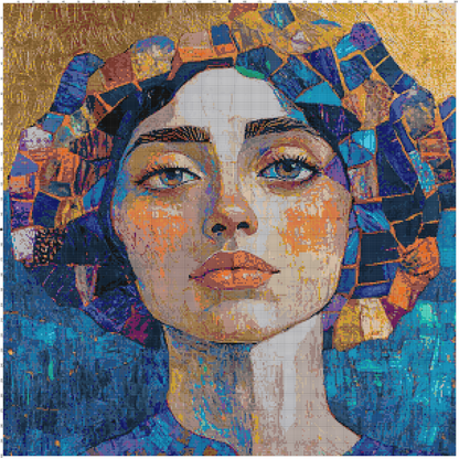 Color Ecstasy: Portrait Cross Stitch Patterns - Book 2