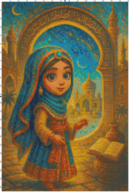 Little Princesses Around the World: Cross Stitch Patterns - Book 1