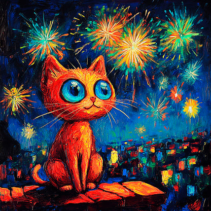 Diamond Paintinng Magic Cats - Book 3