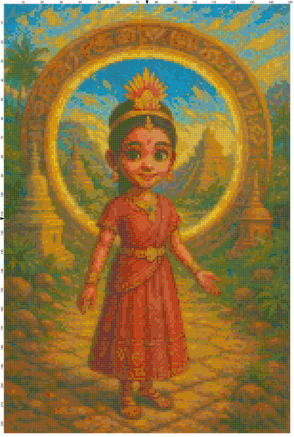 Little Princesses Around the World: Cross Stitch Patterns - Book 1