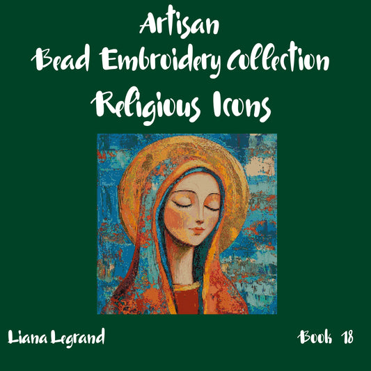 Bead Embroidery Religious Icons -  Book 17