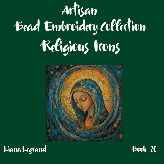 Bead Embroidery Religious Icons -  Book 20