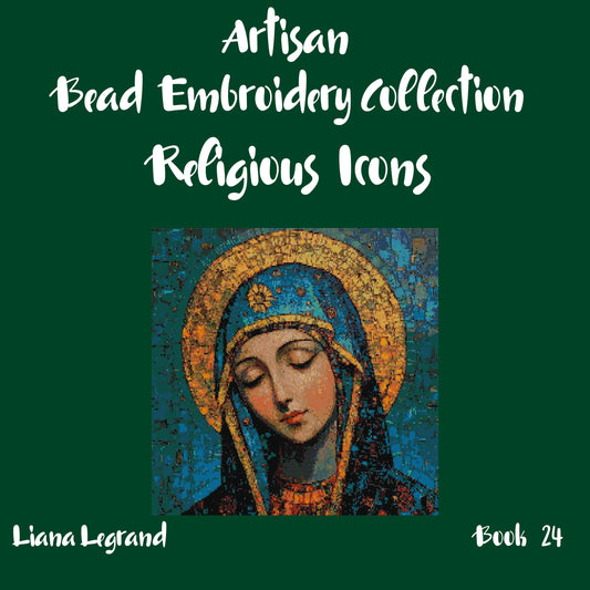 Bead Embroidery Religious Icons -  Book 24