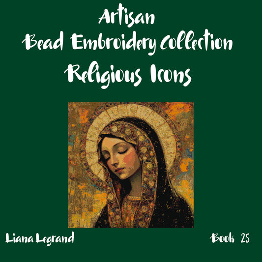 Bead Embroidery Religious Icons -  Book 25