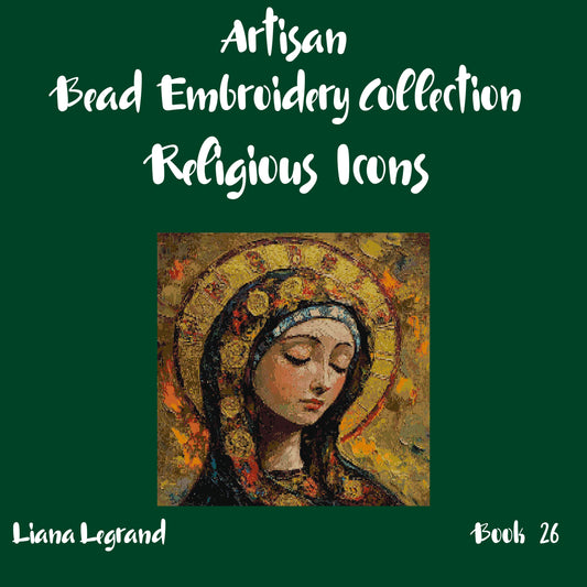 Bead Embroidery Religious Icons -  Book 26
