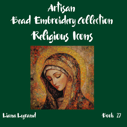Bead Embroidery Religious Icons -  Book 27