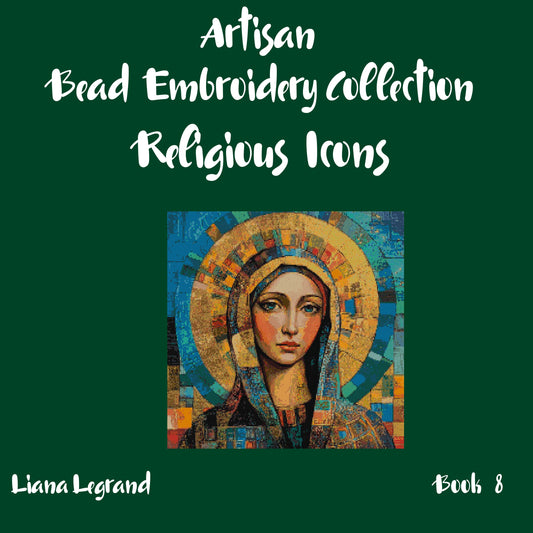 Bead Embroidery Religious Icons -  Book 8