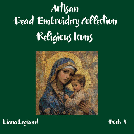 Bead Embroidery Religious Icons -  Book 4