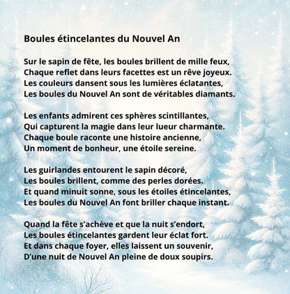Winter Magic: Christmas & New Year Poetry Collection  - French Edition