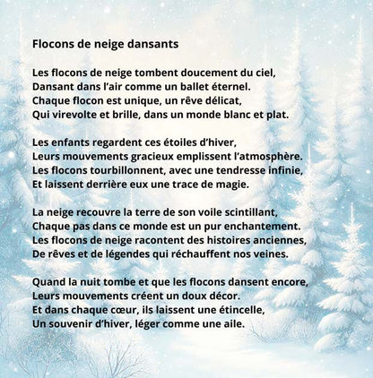 Winter Magic: Christmas & New Year Poetry Collection  - French Edition