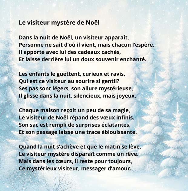 Winter Magic: Christmas & New Year Poetry Collection  - French Edition